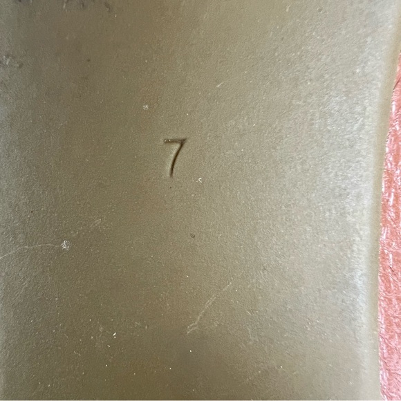 TORY BURCH Claire Ballet Flats Tan Brown Tumbled Leather Gold Logo Size 7 - Picture 10 of 10